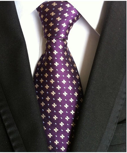 Nom du produit  Cravate Homme Élégance Business 8 cm – Style Britannique