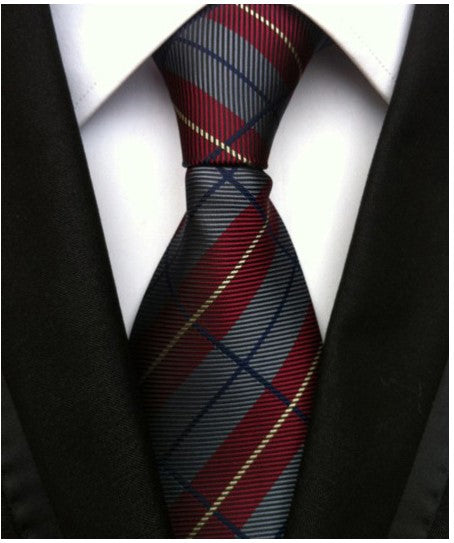 Nom du produit  Cravate Homme Élégance Business 8 cm – Style Britannique