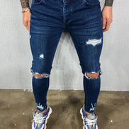 Jean Skinny Homme Déchiré