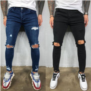 Jean Skinny Homme Déchiré