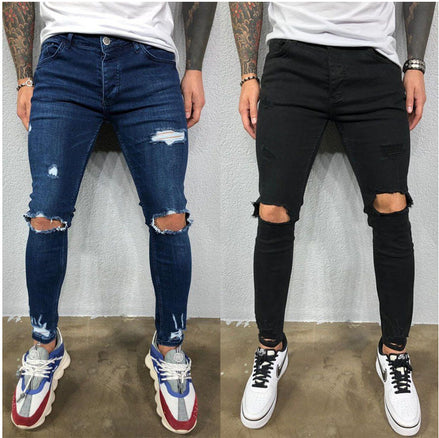 Jean Skinny Homme Déchiré