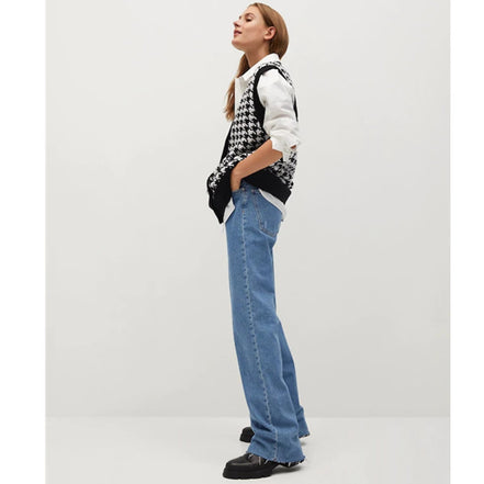 Cardigan Chic Pied-de-Poule