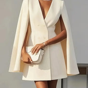Robe Blazer Élégance Cape – Mikora Paris