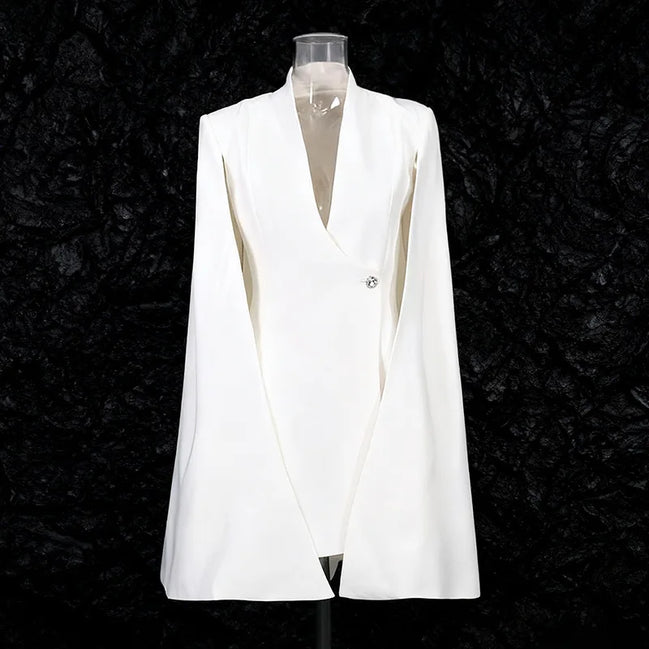 Blazer Cape Élégance Femme – Mikora Paris