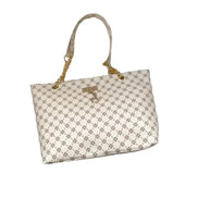 Sac cabas femme effet cuir tressé – Grand format chic