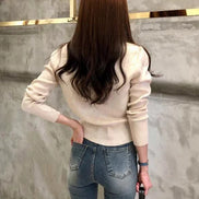 Gilet Femme Chic Beige Boutonné