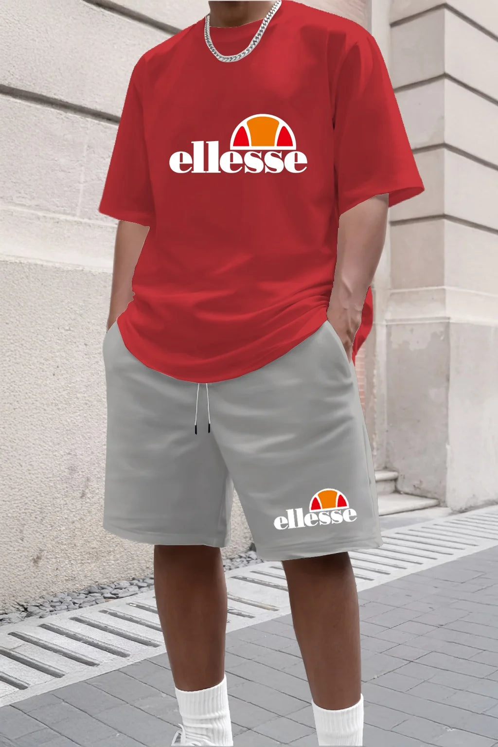 Ensemble été homme t-shirt et short