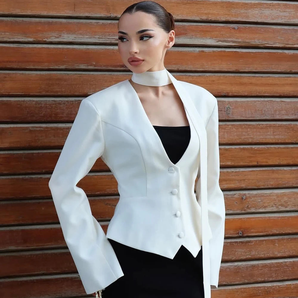 Blazer Femme Élégance Chic Noir