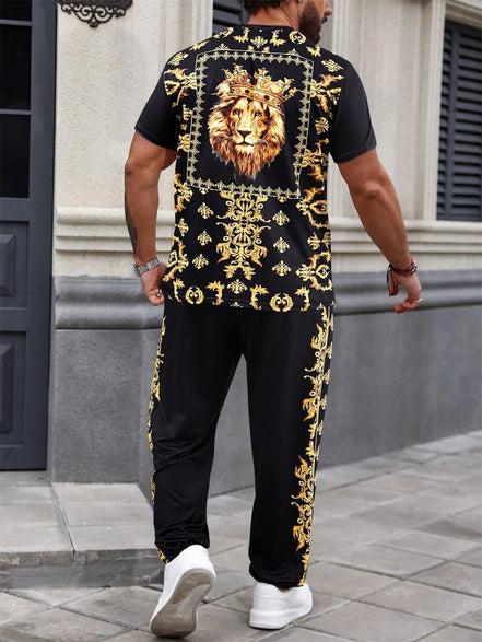Ensemble Homme Luxe Lion 2 Pièces