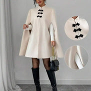 Cape Femme Élégante Hiver Chic