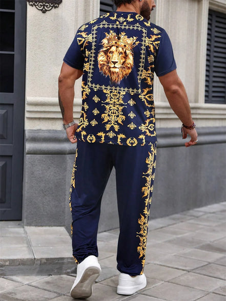 Ensemble Homme Luxe Lion 2 Pièces