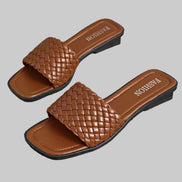 Sandales Tressées Élégance Femme
