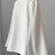 Cape Femme Élégante Hiver Chic