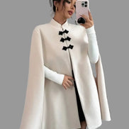Cape Femme Élégante Hiver Chic