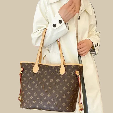 Sac cabas femme rétro grand format – Élégance intemporelle