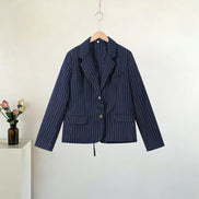 Ensemble Femme Élégant Blazer & Pantalon Large