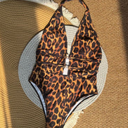Maillot de Bain Femme Deep V Élégant