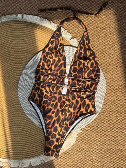 Maillot de Bain Femme Deep V Élégant